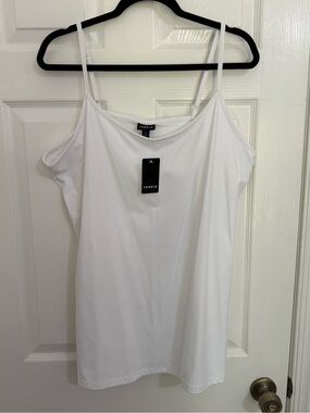 torrid White Stretch Camisole Tank